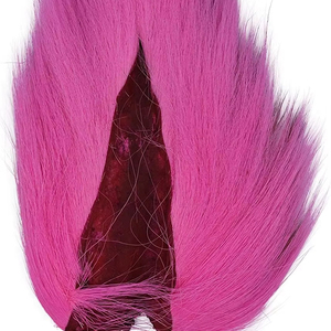 Longues mèches de poil de cerf teintées, type Bucktails du Nord, pour streamers, leurres, clousers, jigs pour achiganes, montage de mouches de pêche à la mouche, pour la pêche en lac et en rivière, durables - Product Image 1