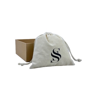 Customizable Biodegradable Organic Cotton Drawstring Bag Durable Small Pouch for <b>Candles</b> for Crafts <b>Photos</b> Stickers Gifts-GOTS - Product Image 1