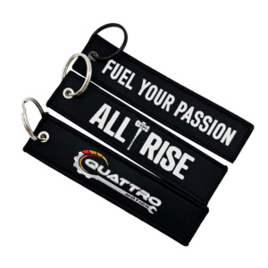 Porte-clés personnalisé brodé sur mesure avec logo brodé, porte-clés tissé personnalisé - Product Image 5