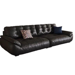 <span class=keywords><strong>Canapé</strong></span> en <span class=keywords><strong>cuir</strong></span> véritable ODM/OEM, style vintage américain, salon, multifonctionnel, cadre en bois massif - Product Image 6