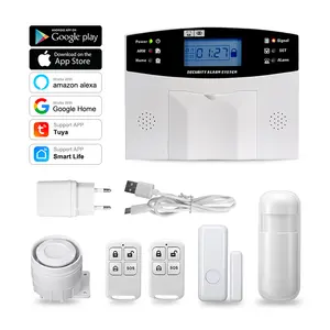 Nhà Máy Trực Tiếp Tuya Cuộc Sống Thông Minh Ứng Dụng Wifi GSM 433Mhz Hệ Thống Báo Động Với Máy Ảnh Báo Động Nhà Hệ Thống An Ninh