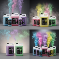 Fluide de recharge de haute qualité pour machines à brouillard et machines à fumée de scène, capacité 5L, pour brouillard coloré et fumée, compatible avec les machines à fumée pour révélation du sexe
