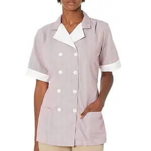 新设计水疗服装美容院制服批发便宜定制水疗制服女性