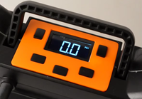 Compresseur portable robuste 12V avec pompe à coque métallique, double piston 30 mm, certifié CE, écran LED pour les tâches de maintenance sur site