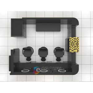 Plante beauté du visage extension de cils vitrine étagère murale en bois armoire magasin remis à neuf crayon à sourcils étagère - Product Image 1