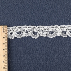 Estoque Durável Plissado Lace <span class=keywords><strong>Ribbon</strong></span> para Roupa Interior das Mulheres Wreath Gift Box Bouquet Decoração de Natal Elastic Lace Trim - Product Image 5