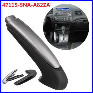 Poignée de levier de frein Honda Civic 47115-SNA-A82ZA, accessoire intérieur de voiture arrière, poignée en caoutchouc noir, compatible 2006-2011 - Product Image 3