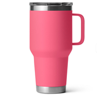 Gobelets isothermes en acier inoxydable de 30 oz avec logo personnalisé, tasse à café de voyage avec poignée portable