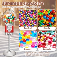 Distributeur automatique de capsules en métal Simgoing, distributeur de bonbons/boules de gomme à commande numérique écologique, distributeur commercial à pièces, SDK 1