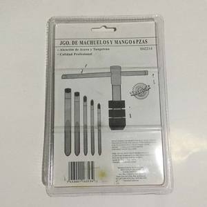 Ensemble de 6 tarauds et filières en acier, outil de taraudage manuel, directement de l'usine - Product Image 2