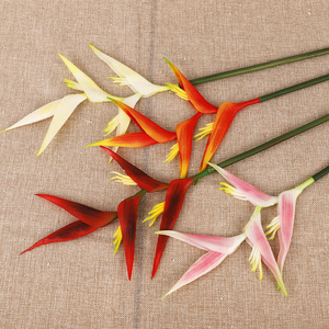 Simulated Bird Of Paradise <b>Artificial</b> <b>Flower</b> 74.5Cm Red High Simulation Home Decoration Ornament Photo Prop - Product Image 2