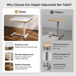 Tavolino Pieghevole Portatile Regolabile per <span class=keywords><strong>Studio</strong></span> e Lavoro, Ideale per Casa e Ufficio - Product Image 6