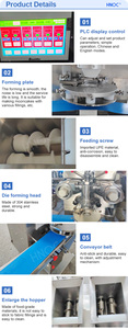 HNOC Machine automatique à remplir les croquettes Arancini Falafel Maker Maamoul Production Mini <span class=keywords><strong>Bar</strong></span> Encrust Machine - Product Image 4