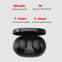 Audífonos Inalámbricos para Juegos A6S, BT 5.3 TWS, Intraaurales, Baja Latencia de 30ms, Pantalla LED, Control Táctil, Auriculares Estéreo de Alta Fidelidad para Teléfono y PC