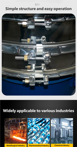 Setaccio Vibrante Rotante Portatile |   Motore Trifase Verticale |   Mandrino a Cambio Rapido ad Alta Efficienza 180-250kg con Rete da 600mm - Product Image 3
