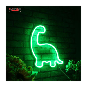 Winbo-Letrero de neón personalizado con logotipo de dinosaurio, luz LED personalizada para tienda de juguetes de dormitorio, luces LED personalizadas - Product Image 4