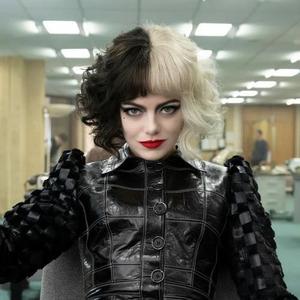 <span class=keywords><strong>Cruella</strong></span> De Vil Película Pelucas sintéticas en blanco y negro <span class=keywords><strong>Cruella</strong></span> Cos Play Pelucas - Product Image 6