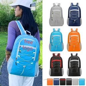 Free Custom Logo Travel Waterproof Nylon Hiking Sport <b>Backpack</b> Multi-Functional Unisex Foldable <b>Backpack</b> - Product Image 1