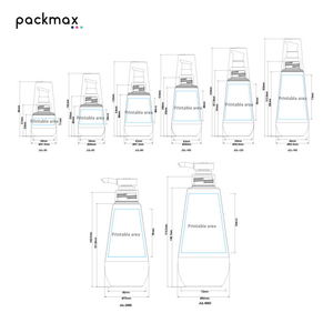 Botellas recargables de PE vacías de 30g/50g/80g/100g/120g/150g - para loción, esencia y envases cosméticos para el cuidado de la piel - Product Image 4