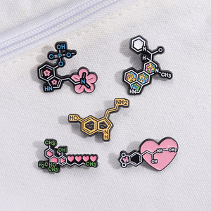 Pin de Esmalte con Símbolo de Ciencias, Matemáticas, Química y Física, para Graduación, Recuerdo, Venta al Por Mayor - Product Image 5
