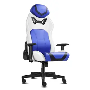Alta calidad azul mejor Cyber Monday gamer respaldo ajustador ordenador gamer sillas oficina silla PC Gaming elevador giratorio silla inclinable
