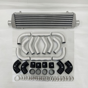 Intercooler Universal Turbo Depan 450x140x65mm <span class=keywords><strong>2</strong></span>.0" Pipa Intercooler Aluminium Kit Selang Pipa Aluminium - Product Image 1