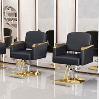 Fauteuil de Barbier Professionnel Hydraulique Moderne en Gros, Rotation à 360 Degrés, Conception Ergonomique pour Salons de Beauté et Barbiers