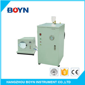 Verificador do encolhimento do vapor da tela do laboratório YG742 com caldeira elétrica do LDR para testar a mudança do tamanho da tela sob o tratamento livre do vapor - Product Image 2