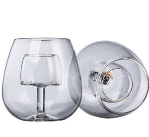 Verre de réveil pour <span class=keywords><strong>whisky</strong></span> à pied plat personnalisé en gros - Product Image 3