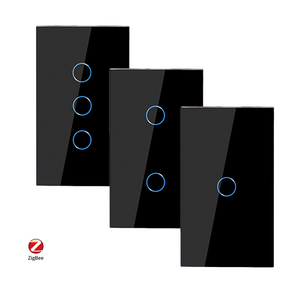 Interruptor de Luz Táctil Inteligente ZigBee Estándar Estadounidense y Australiano Bingoelec, Sin Neutro, Funciona con Alexa, Google Home y Apple Siri - Product Image 1