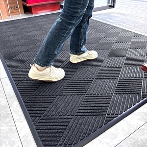 Tappetino da <span class=keywords><strong>ingresso</strong></span> a ciuffo per uso commerciale pesante con motivo Puzzle di lusso, <span class=keywords><strong>tappeto</strong></span> da pavimento per porte interne ed esterne - Product Image 4