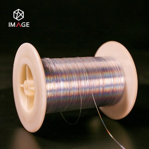 Fios de segurança ópticos desmetalizados de hiperfina, fios anticontratantes de holograma para etiquetas de roupas tecido - Product Image 3