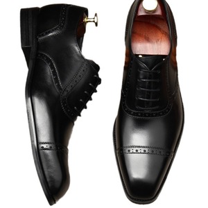 Chaussures en cuir pour hommes de grande taille, de haute qualité, neuves, très vendues, en cuir véritable, style britannique, pour affaires - Product Image 5