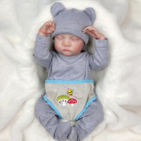 Muñeca Reborn de Vinilo Suave de 17 Pulgadas 2026 con Ropa Intercambiable y Desmontable, Simulación Realista, Juguete Coleccionable para Niños