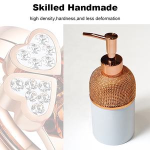 Durevole <span class=keywords><strong>Rosa</strong></span> Della Resina di Colore 5 Pezzi <span class=keywords><strong>Accessori</strong></span> per Il <span class=keywords><strong>Bagno</strong></span> <span class=keywords><strong>Set</strong></span> - Product Image 3