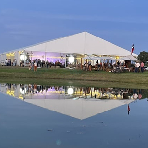 Grandes tentes de réception blanches imperméables de luxe pour événements extérieurs, mariages et fêtes, capacité 200, 300, 500, 800 personnes - Product Image 5