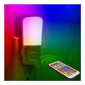 Lohas <span class=keywords><strong>Led</strong></span> điều khiển từ xa RGB nightlight phòng ngủ đêm Đèn Dimmable RGB cắm trong <span class=keywords><strong>LED</strong></span> ánh sáng ban đêm cho trẻ em phòng - Product Image 2