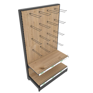 Estantes de Exhibición Metálicos Ajustables de Varios Niveles para Papelería y Librerías, Ideales para Tiendas Minoristas y Supermercados - Product Image 1