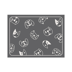 Alfombra para Mascotas Rectangular con Diseño de Dibujos Animados, Antideslizante, para Comer y Dormir, 35x50 45x60 50x70, Material que No Requiere Lavado - Product Image 5