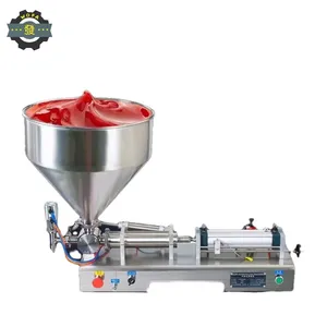 Jiahe 100~1000ml horizontal single head honey stick paste packaging machine High viscosity liquid water filling machine