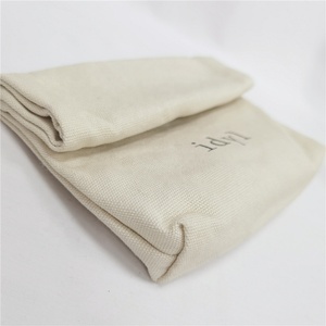 Chuanghua Eco Friendly Organic Natural Cotton Muslin <b>Envelope</b> Dust Pouch Bag with Magnet Button Closed Calico Cloth <b>Gift</b> Bag - Product Image 2