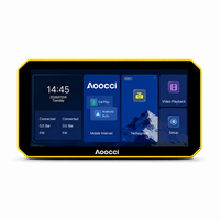 Caméra embarquée Aoocci C9 Pro Max 6 pouces 64 Go microSD sans fil CarPlay & Android Auto 4G LTE en plastique ABS pour moto