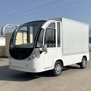 Fourgonnette de livraison électrique à basse vitesse ZOWN avec compartiment de chargement fermé pour le transport logistique en station balnéaire - Product Image 4