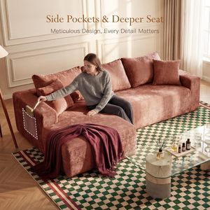 Sofá Esquinero Moderno en Forma de L, Comprimido y Envasado al Vacío, Personalizado 2026, para Muebles de Sala de Estar - Product Image 4