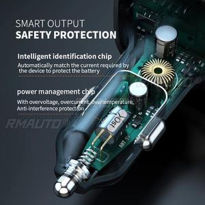 Car Bluetooth 5.0 FM <b>Transmitter</b> <b>Wireless</b> Audio Receiver Car MP3 Player 25W PD Fast Charge With Apple Type-C Port Charging Cable - Product Image 4