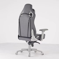 Chaise de bureau et de jeu en cuir PU de haute qualité avec logo personnalisé, rembourrage confortable, soutien lombaire et appuie-tête à mémoire de forme