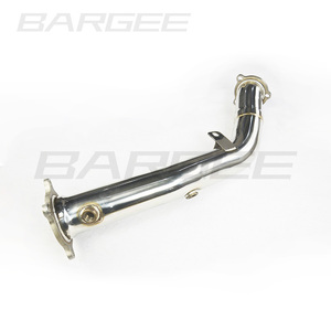 Tuyau d'échappement en acier inoxydable Bargee <span class=keywords><strong>Megna</strong></span> Flow de 1,5 mm d'épaisseur pour Audi B7 A4 A5 Q5 Quattro 2.0T Turbo 2008-2010 - Product Image 3