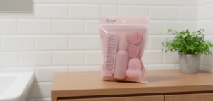 Juego de Esponjas de Maquillaje Pincoco, Esponjas Ovaladas para el Rostro con Botella de Spray en Bolsa OPP para Adultos - Product Image 2