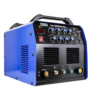 TIG-250p 220V AD/DC Square Wave Pulse Argon Arc Welding Machine For 0.6mm Copper Stainless Steel Aluminum