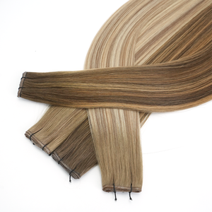 Extensiones <span class=keywords><strong>de</strong></span> Cabello Humano Lanmuse Ultrafinas e Invisibles, Trama Genius, Venta al por Mayor <span class=keywords><strong>de</strong></span> Fábrica, Cabello Virgen Remy - Product Image 3